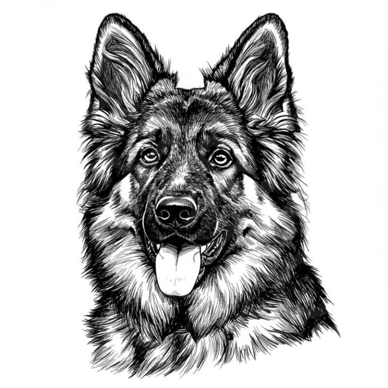 AI Dog Photo German Shepherd