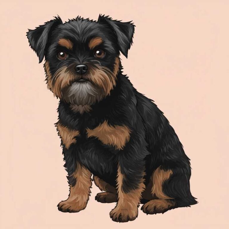 AI Image Dog Affenpinscher