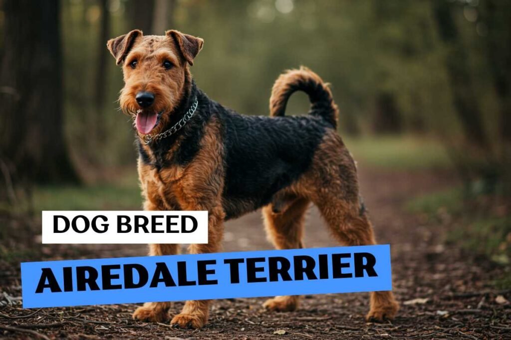 Dog Airedale Terrier