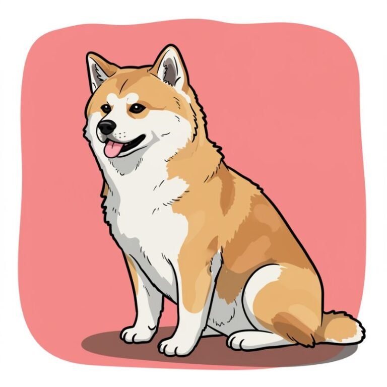 AI Image Dog Akita