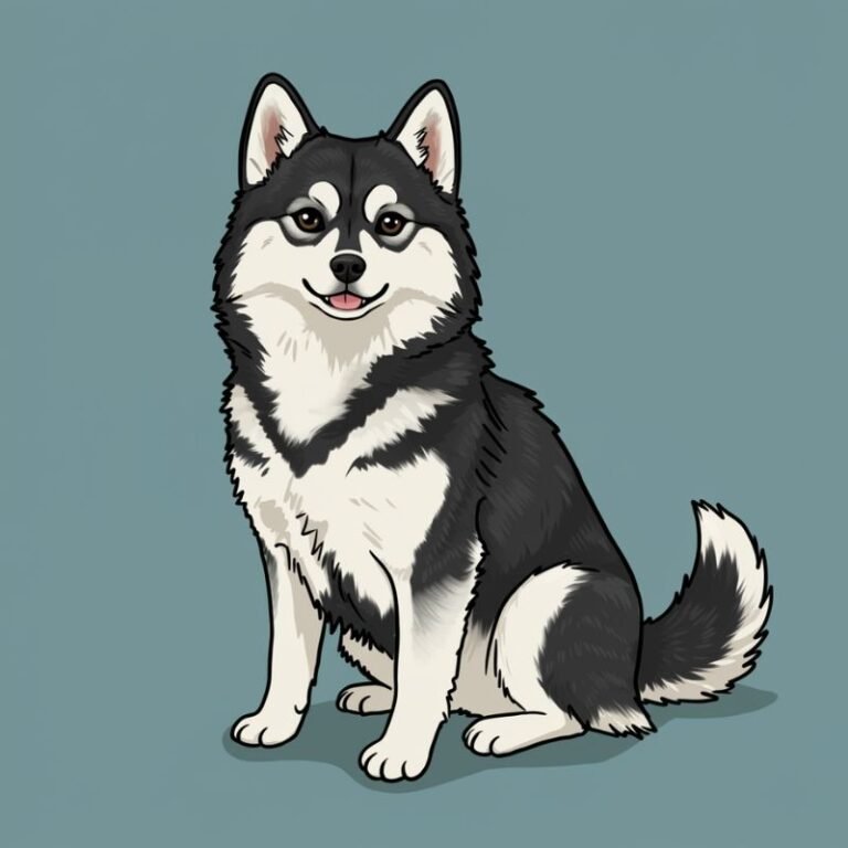 AI Image Dog Alaskan Klee Kai
