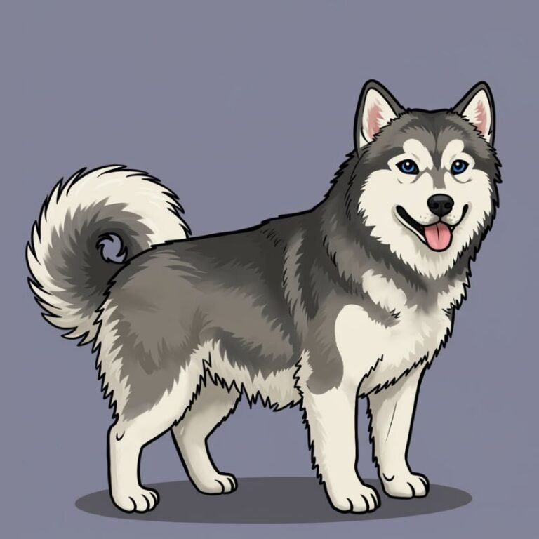 AI Image Dog Alaskan Malamute