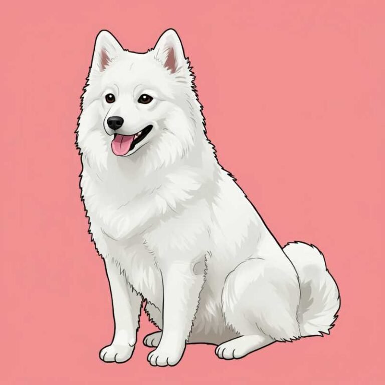 AI Image Dog American Eskimo Dog