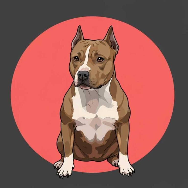 AI Image Dog American Staffordshire Terrier