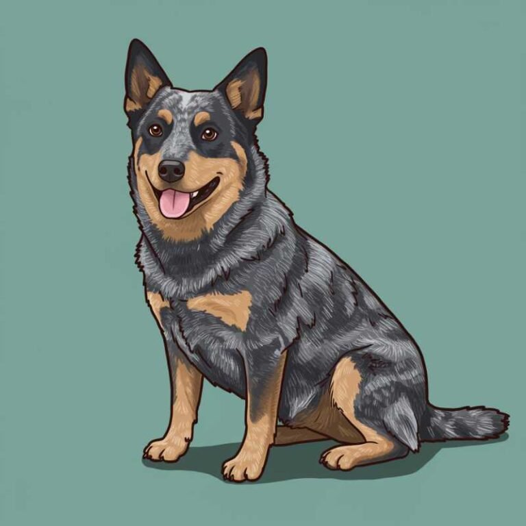 AI Image Dog Australian Cattle Dog
