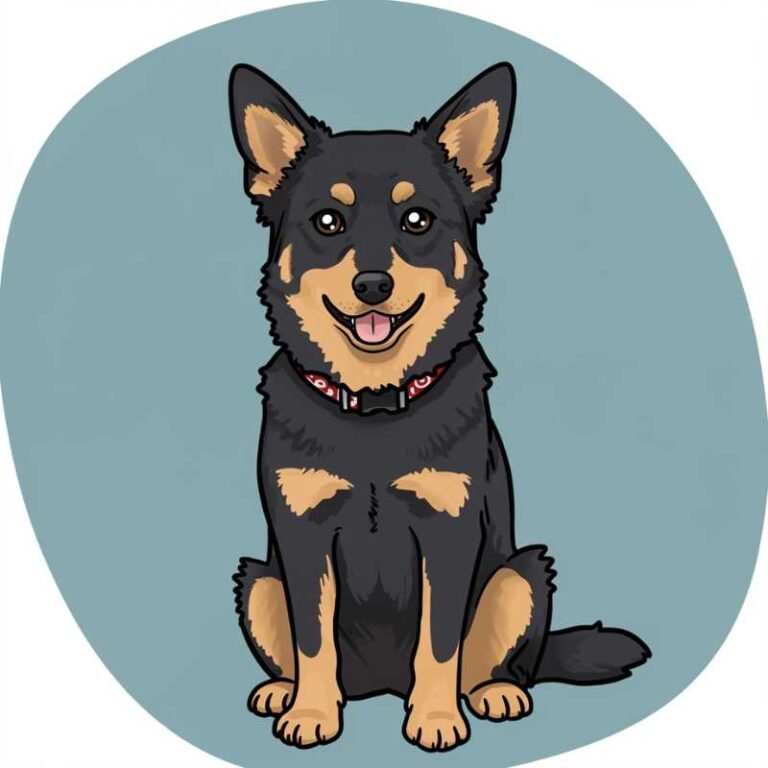 AI Image Dog Australian Kelpie