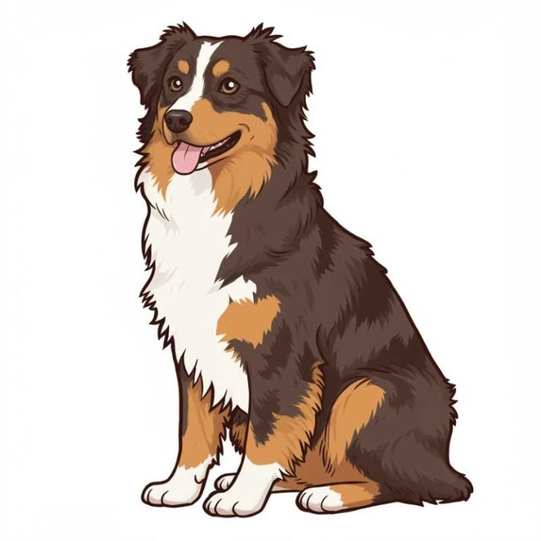 AI Image Dog Australian Shepherd