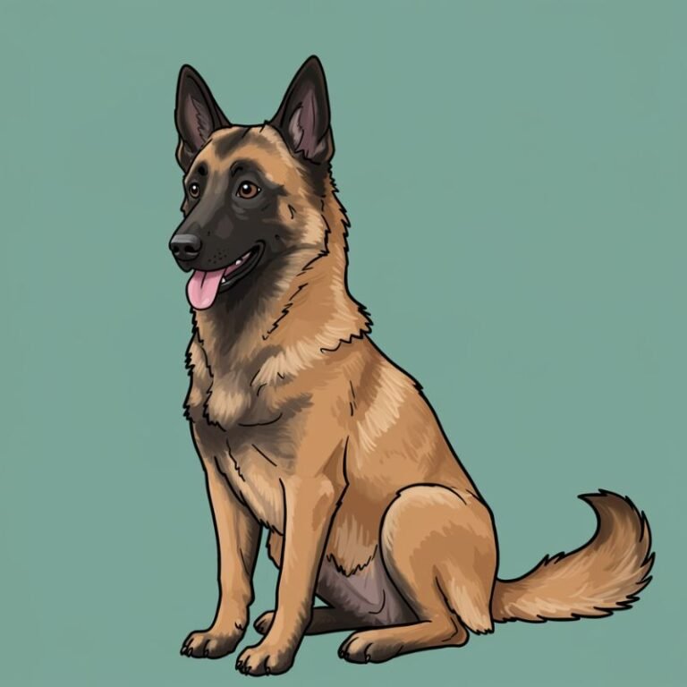 AI Image Dog Belgian Malinois