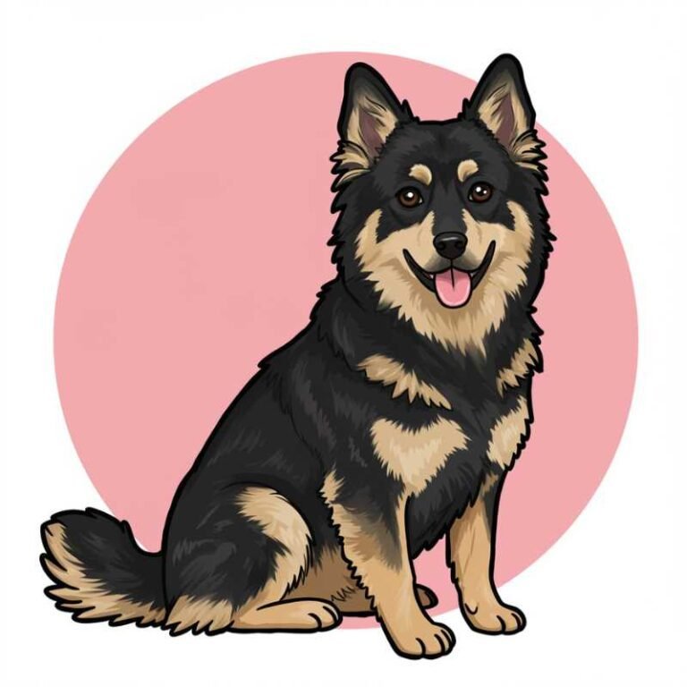 AI Image Dog Bohemian Shepherd