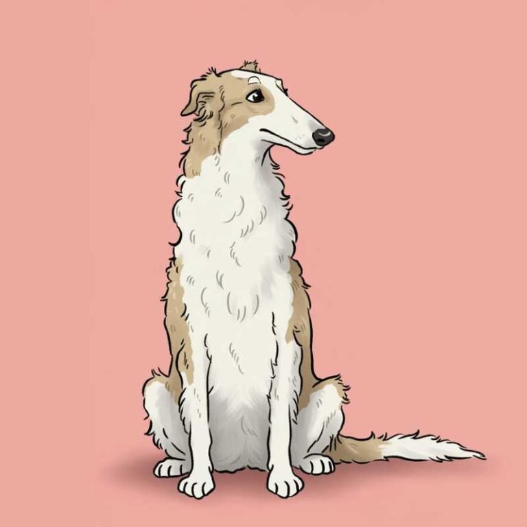 AI Image Dog Borzoi