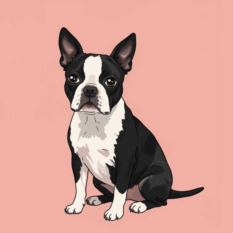 AI Image Dog Boston Terrier