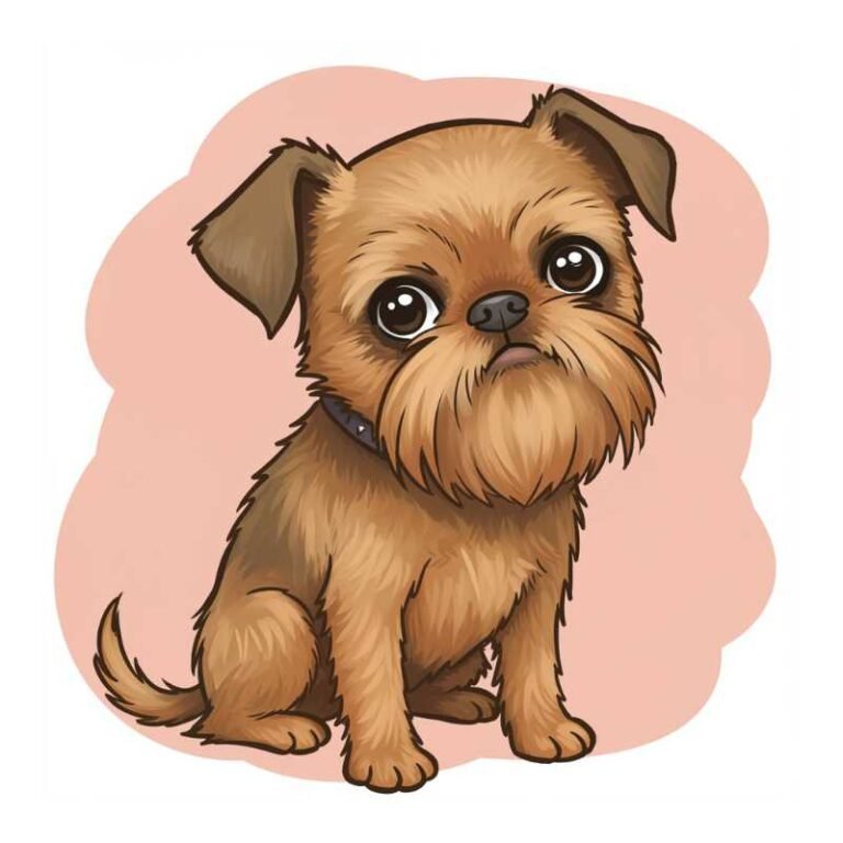 AI Image Dog Brussels Griffon