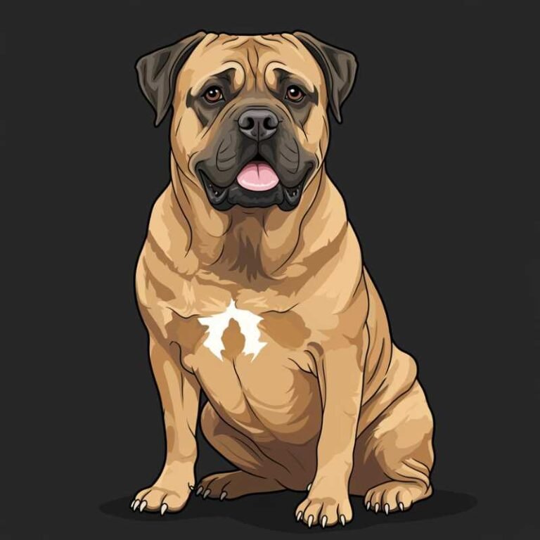 AI Image Dog Bullmastiff