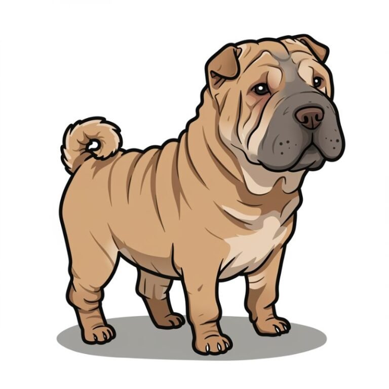 AI Image Dog Chinese Shar-Pei