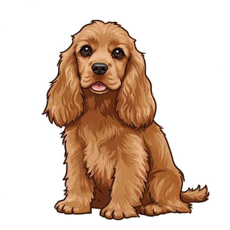 AI Image Dog Cocker Spaniel
