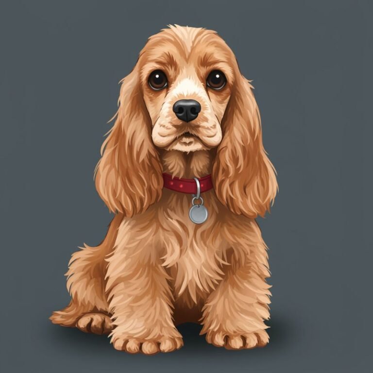 AI Image Dog English Cocker Spaniel