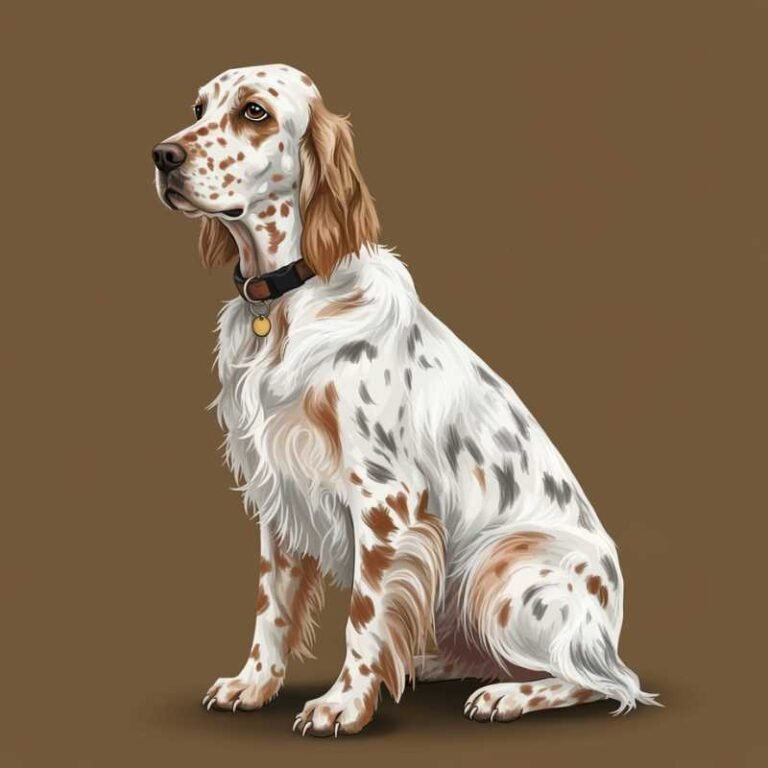 AI Image Dog English Setter
