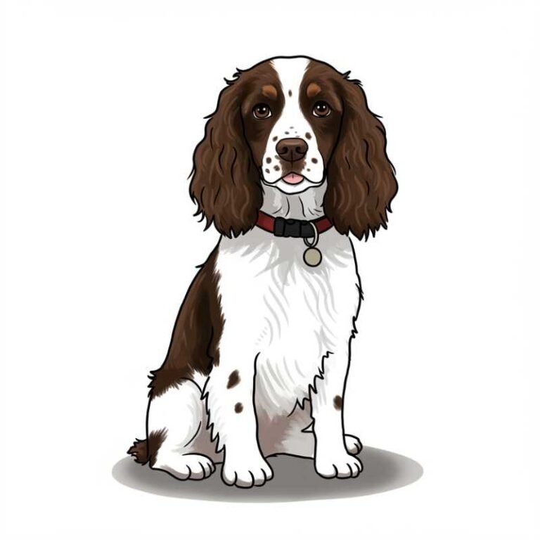 AI Image Dog English Springer Spaniel