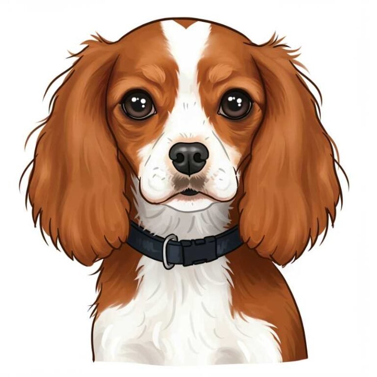 AI Image Dog English Toy Spaniel