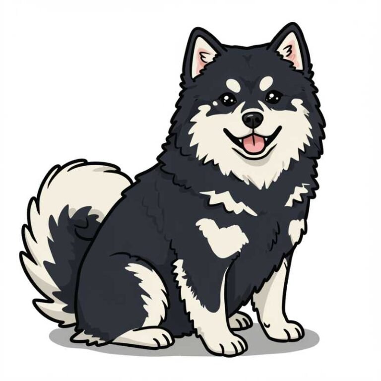 AI Image Dog Finnish Lapphund