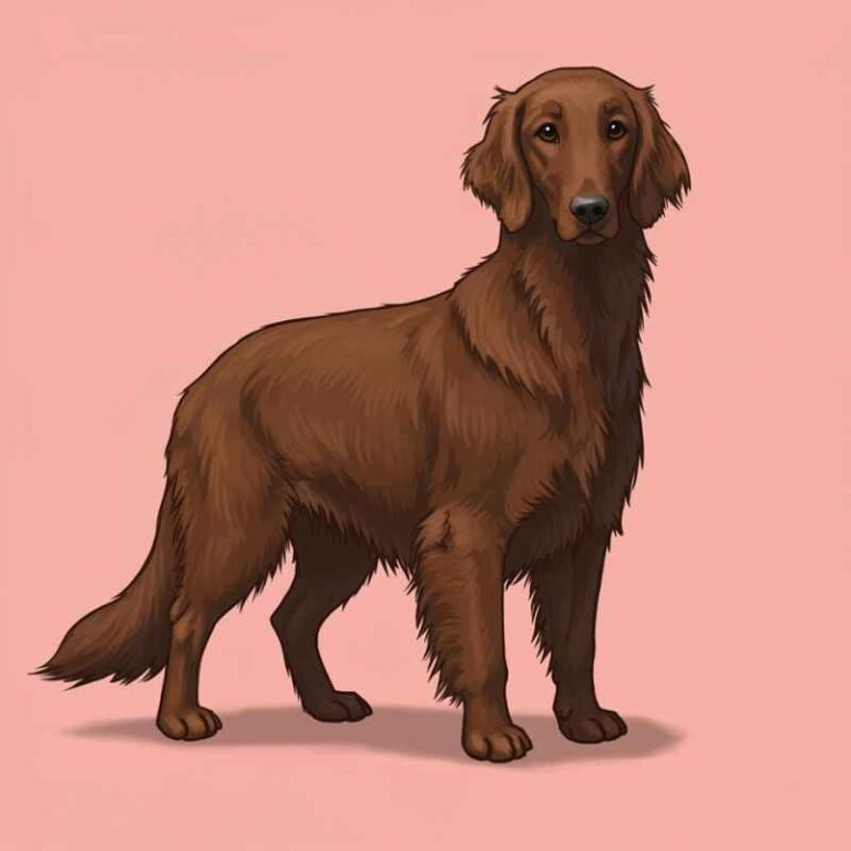 AI Image Flat-Coated Retriever