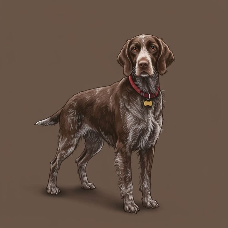 AI Image Dog German Longhaired Pointer