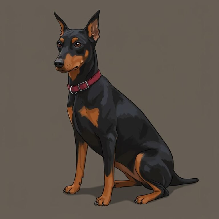 AI Image Dog German Pinscher