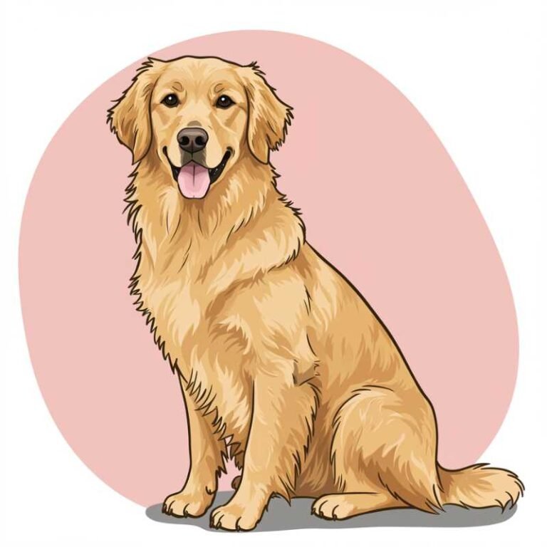 AI Image Dog Golden Retriever