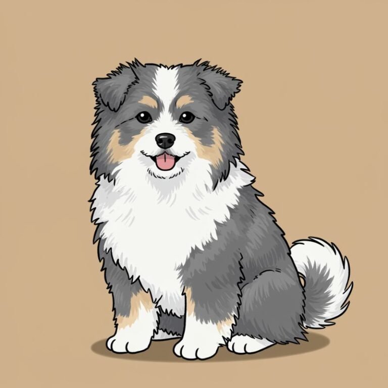 AI Image Dog Icelandic Sheepdog