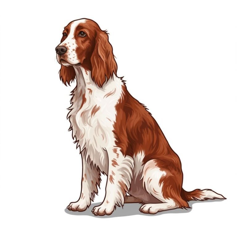 AI Image Dog Irish Red and White Setter