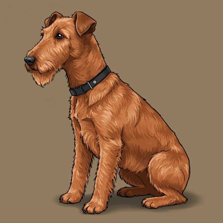 AI Image Dog Irish Terrier