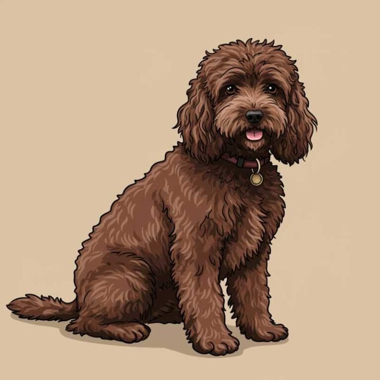 AI Image Dog Irish Water Spaniel