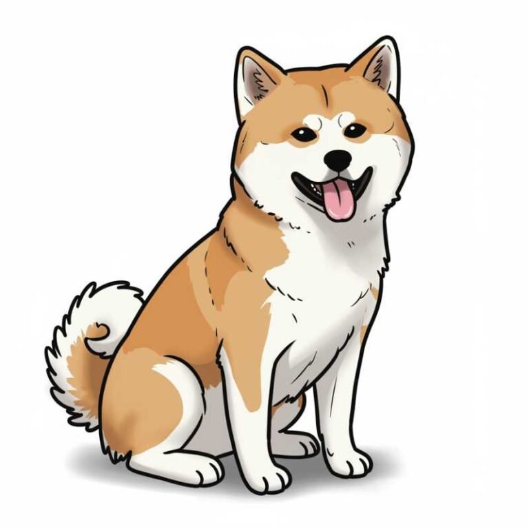 AI Image Dog Japanese Akitainu