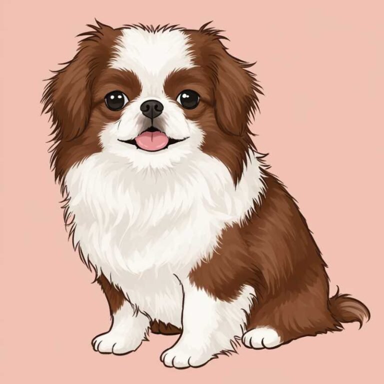 AI Image Dog Japanese Chin