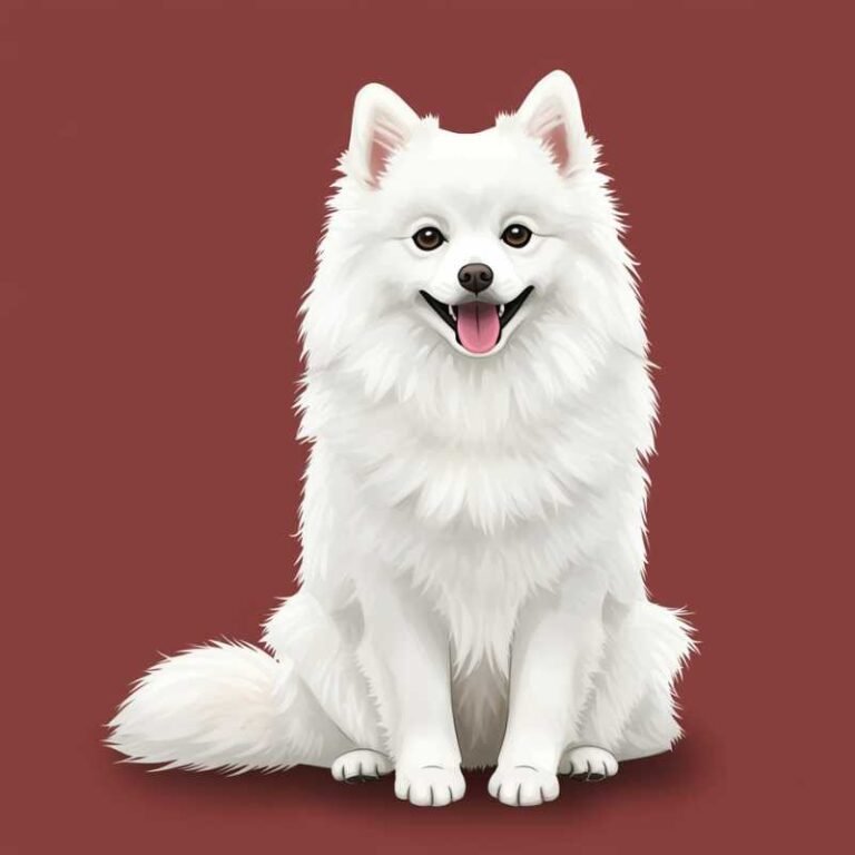 AI Image Dog Japanese Spitz
