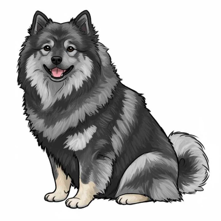 AI Image Dog Keeshond