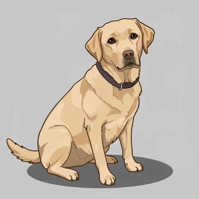 AI Image Dog Labrador Retriever