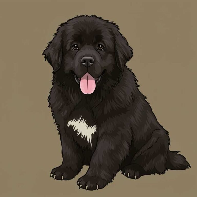 AI Image Dog Newfoundland