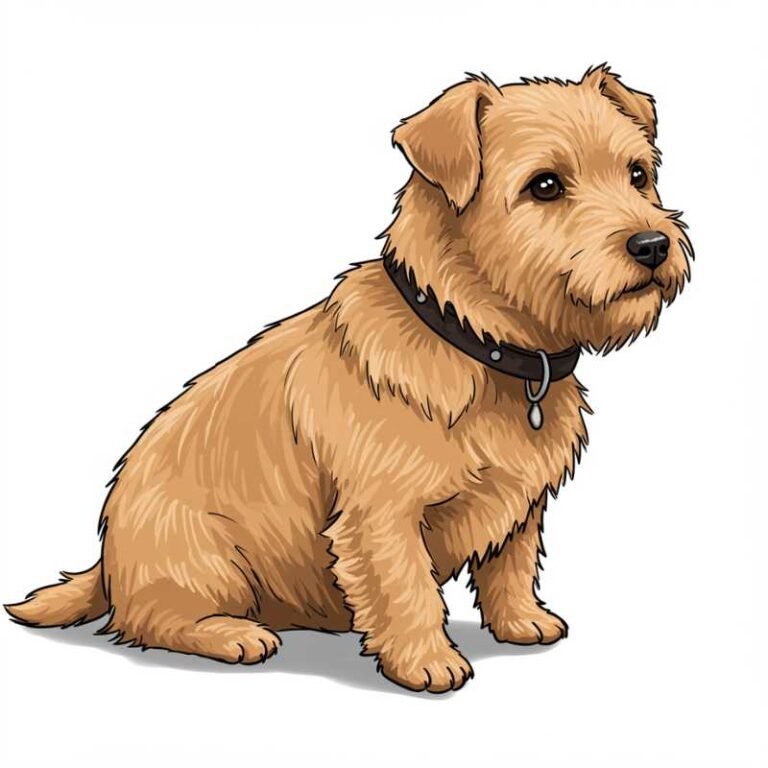 AI Image Dog Norfolk Terrier