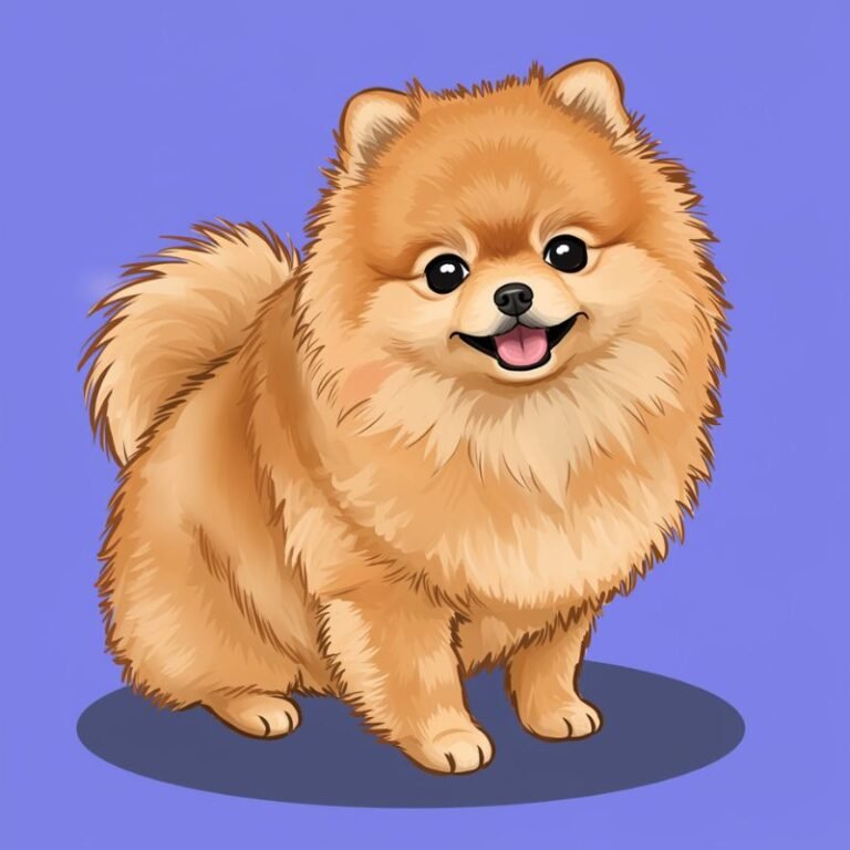 AI Image Dog Pomeranian