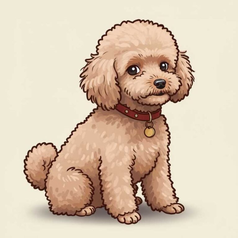 AI Image DOg Poodle Miniature