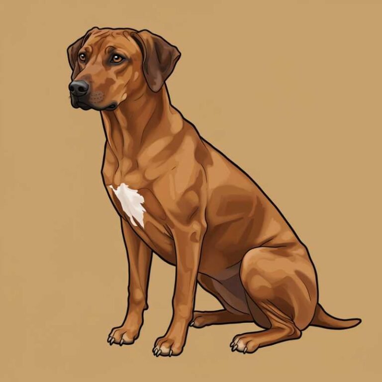 AI Image Dog Rhodesian Ridgeback