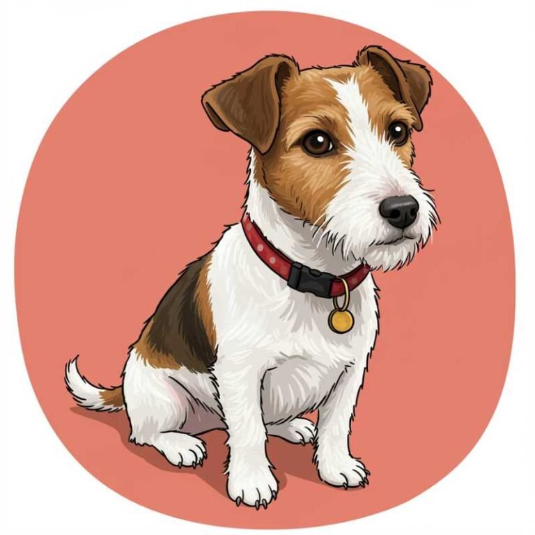 AI Image Dog Russell Terrier
