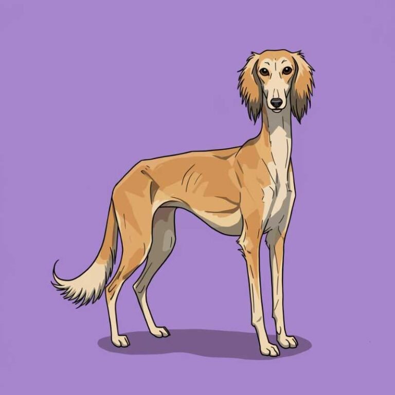 AI Image Dog Saluki
