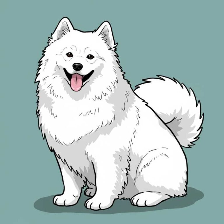 AI Image Dog Samoyed