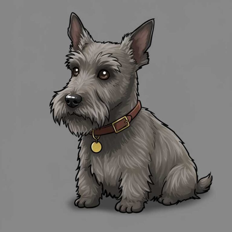 AI Image Dog Scottish Terrier