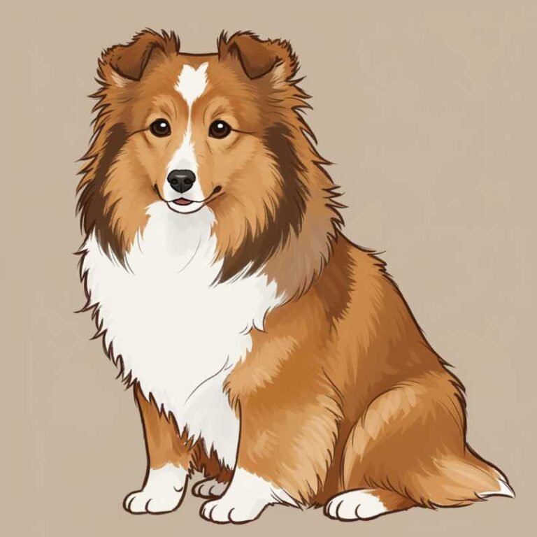 AI Image Dog Shetland Sheepdog
