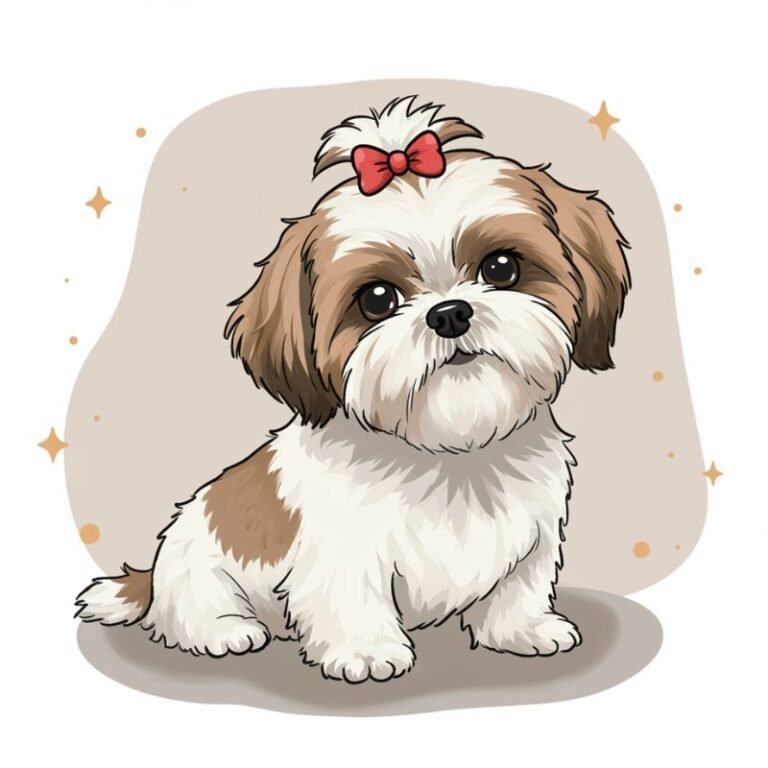 AI Image Dog Shih Tzu