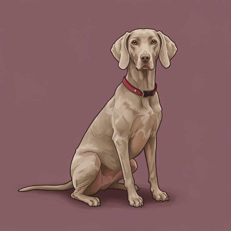 AI Image Dog Weimaraner