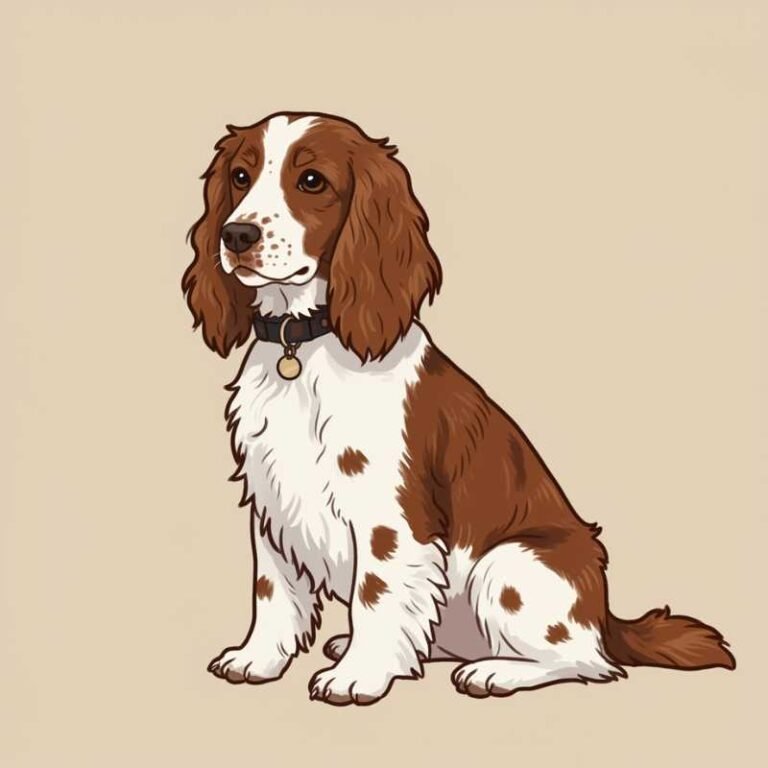 AI Image Dog Welsh Springer Spaniel